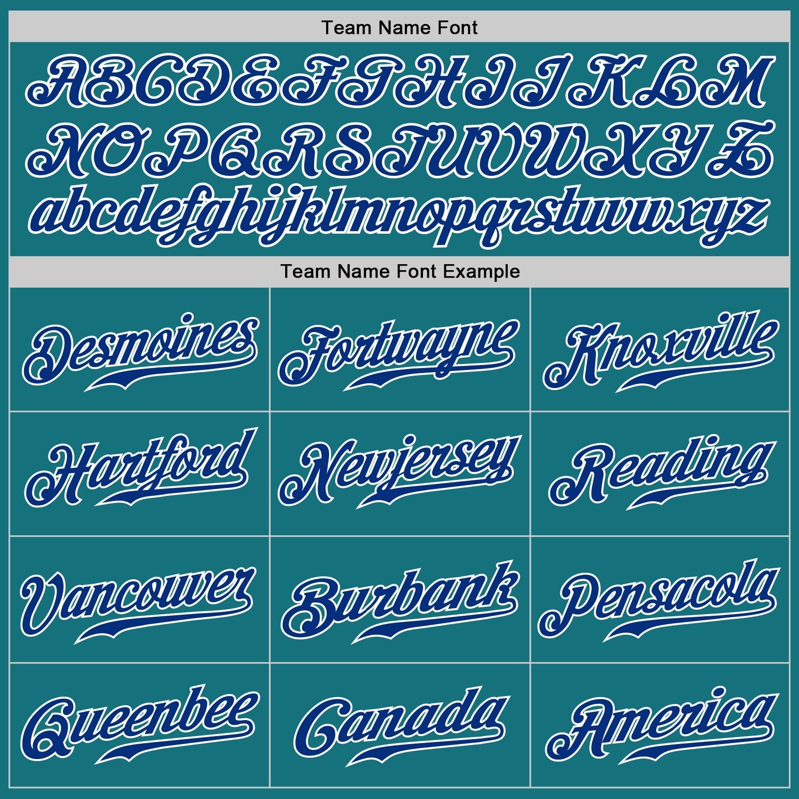 Custom Teal Royal-White Authentic Baseball Jersey baseball jersey product view 4