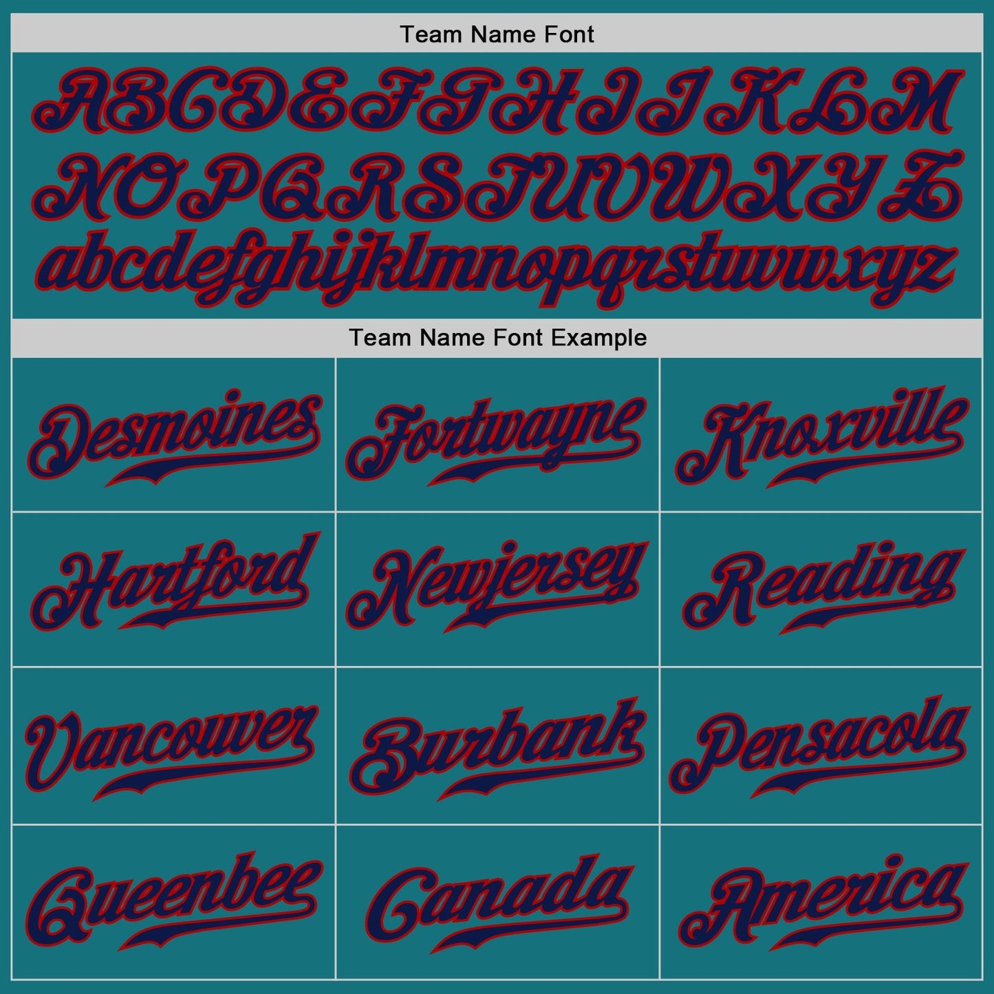 Custom Teal Navy-Red Authentic Baseball Jersey baseball jersey product view 4