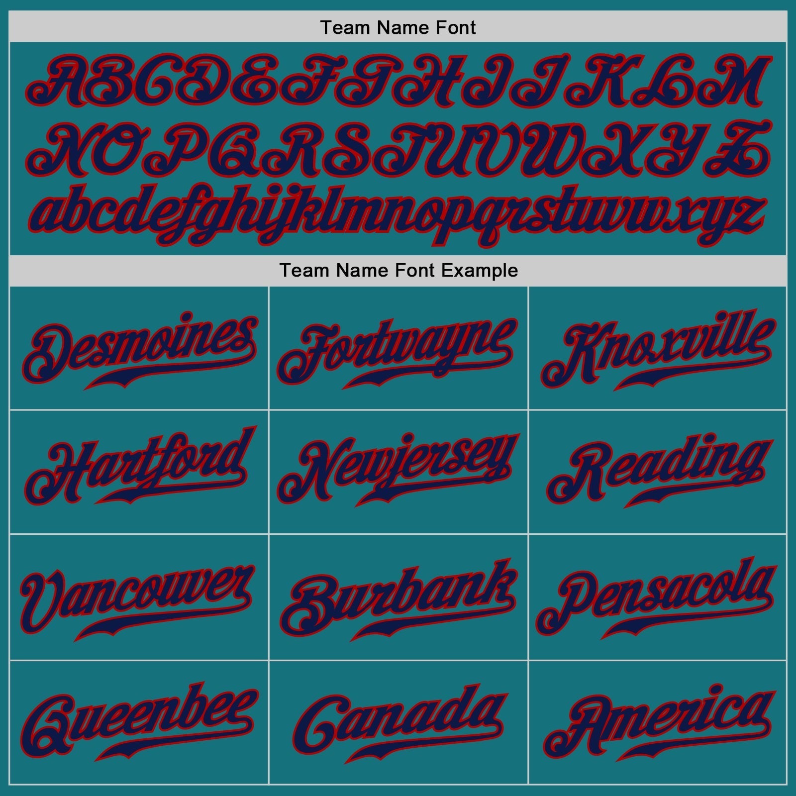 Custom Teal Navy-Red Authentic Baseball Jersey baseball jersey product view 4
