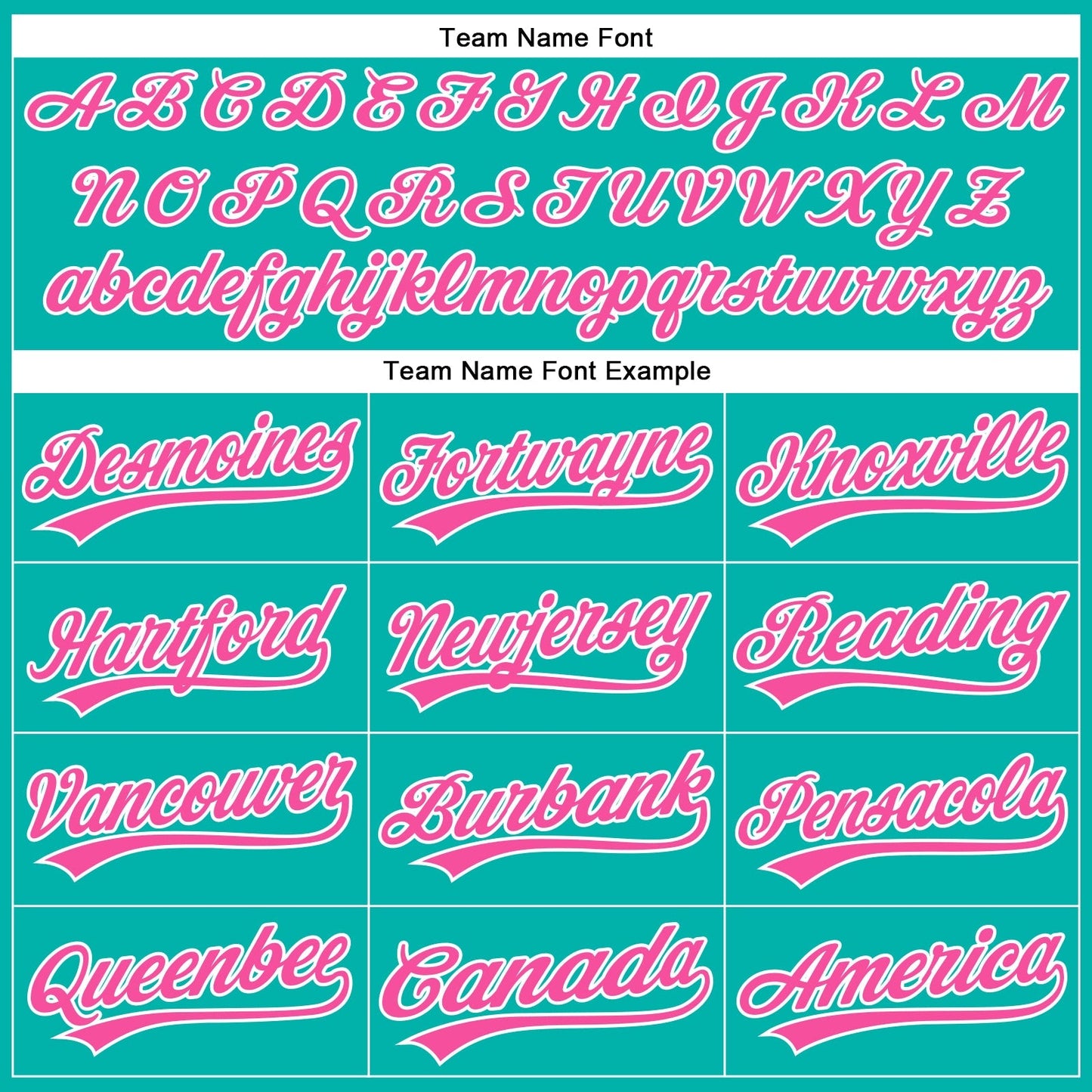 Custom Aqua Pink-White Authentic Baseball Jersey baseball jersey product view 5