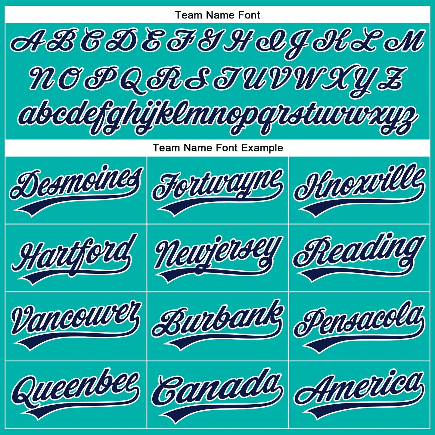 Custom Aqua White Pinstripe Navy Authentic Baseball Jersey baseball jersey product view 4
