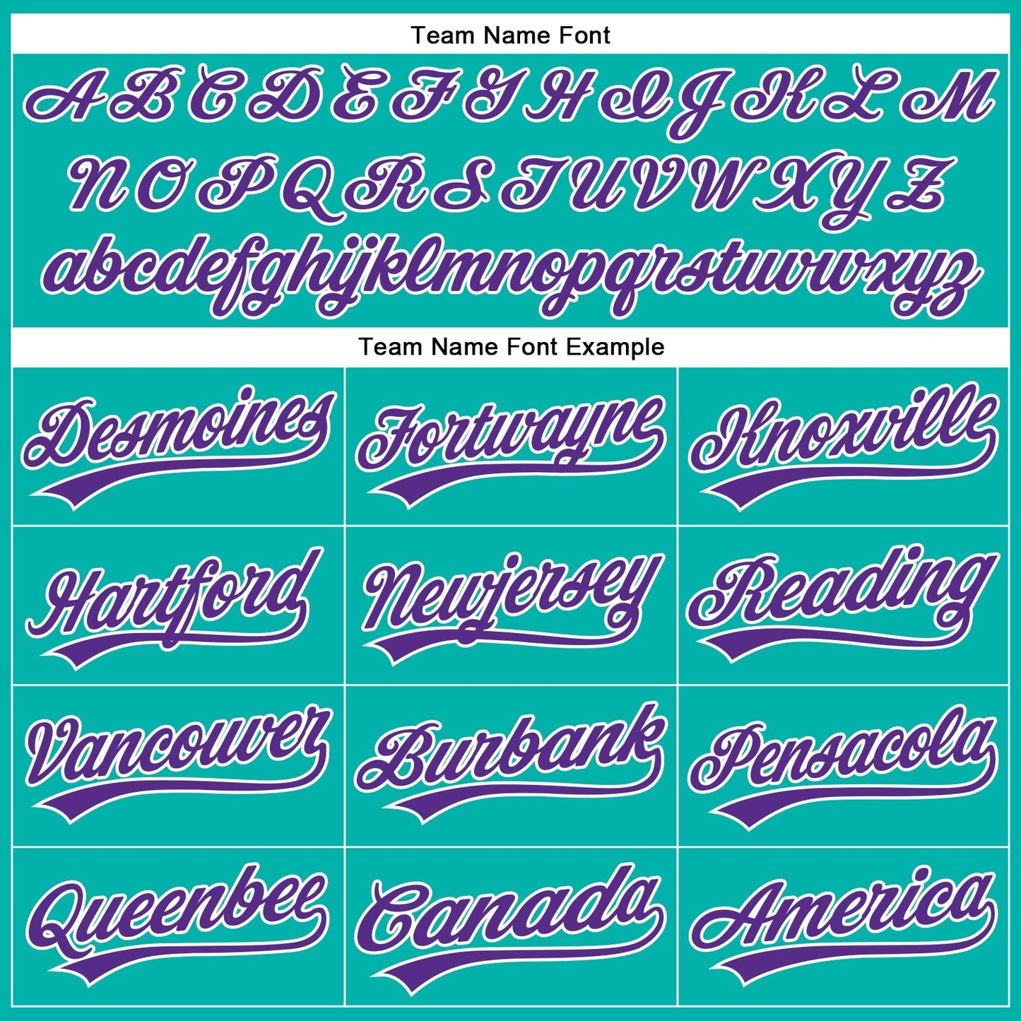 Custom Aqua White Pinstripe Purple Authentic Baseball Jersey baseball jersey product view 4