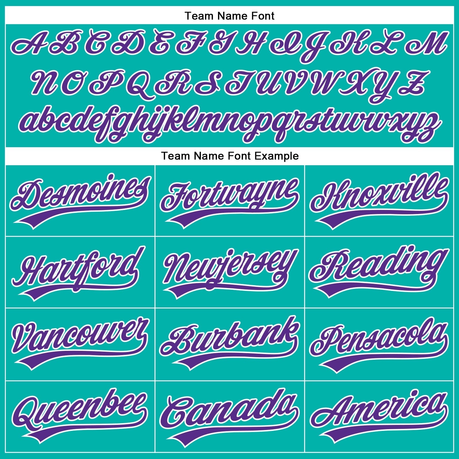 Custom Aqua White Pinstripe Purple Authentic Baseball Jersey baseball jersey product view 4