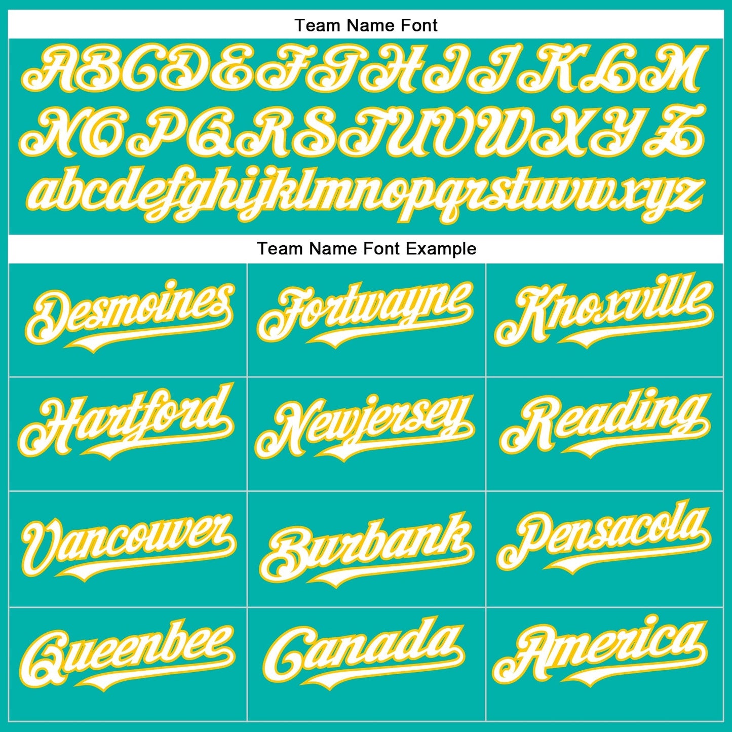 Custom Aqua White-Yellow Authentic Baseball Jersey baseball jersey product view 4