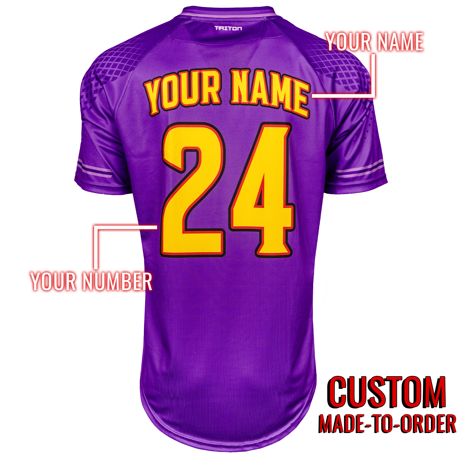Arbok Kai PokéLeague Lifestyle Baseball Jersey *CUSTOM* baseball jersey product view 2