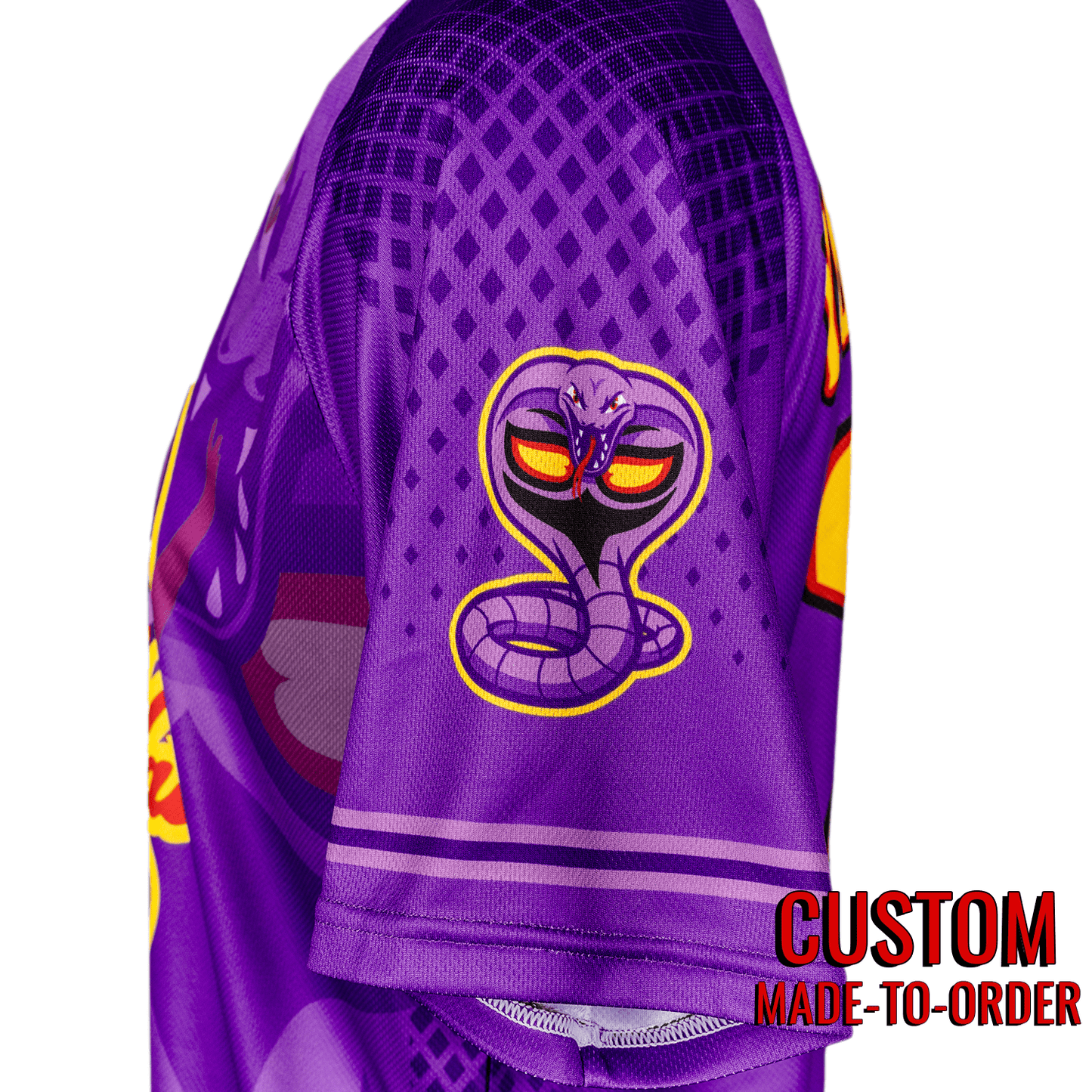 Arbok Kai PokéLeague Lifestyle Baseball Jersey *CUSTOM* baseball jersey product view 3