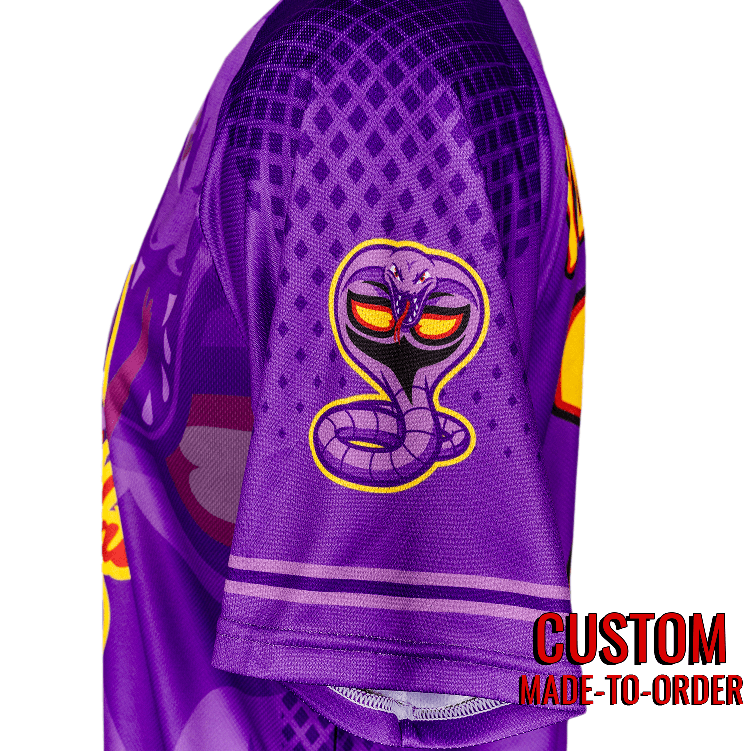 Arbok Kai PokéLeague Lifestyle Baseball Jersey *CUSTOM* baseball jersey product view 3