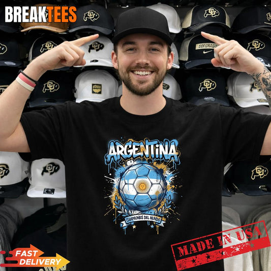 Argentina Football Soccer Player Flag Graffiti Fathers Day Shirt Unisex T-shirt, Sweatshirt, Hoodie, Long Sleeve Tee - T-Shirt, Sweatshirt, Hoodie
