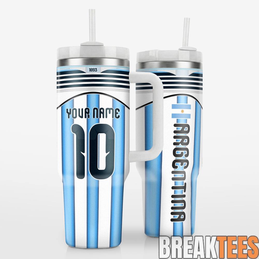 Argentina Jersey Design WC26 Custom Tumbler sports jersey product view 1