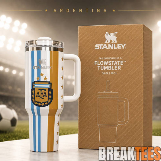 Argentina National Team WC26 Stanley Tumbler Unisex T-shirt, Sweatshirt, Hoodie, Long Sleeve Tee - T-Shirt, Sweatshirt, Hoodie