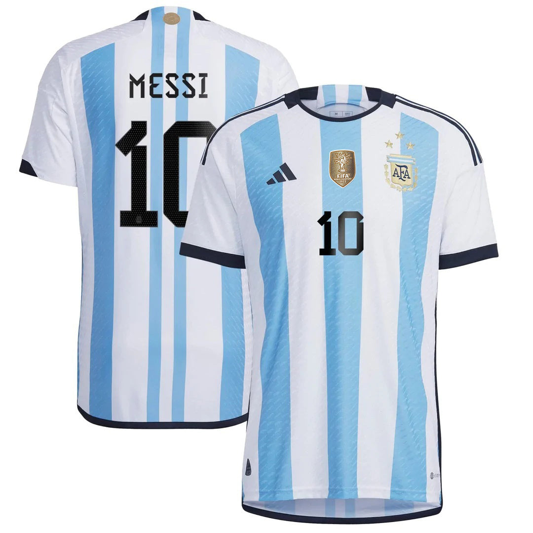 Argentina 2022 Home Champion 3 stars home Style 1 Soccer Jersey sports jersey product view 1