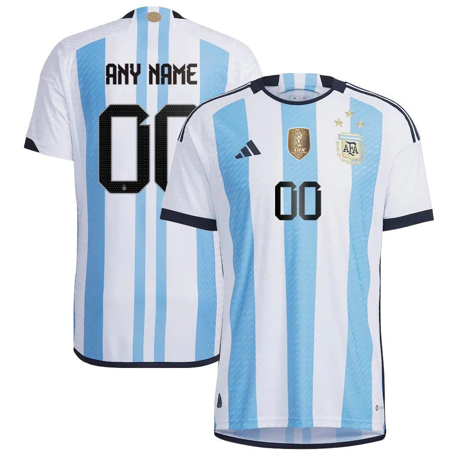Argentina 2022 Home Champion 3 stars home Style 2 Soccer Jersey sports jersey product view 1