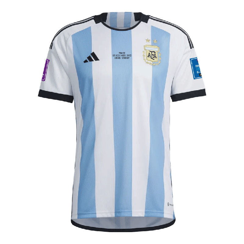 Argentina 2022 Home Final Edition Soccer Jersey sports jersey product view 1