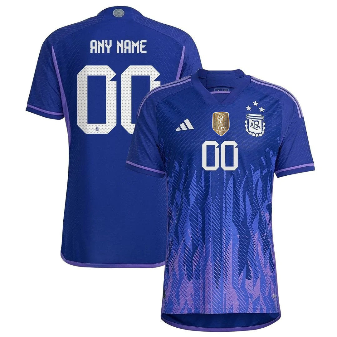 Argentina 2022 away Champion 3 stars Style 2 Soccer Jersey sports jersey product view 1