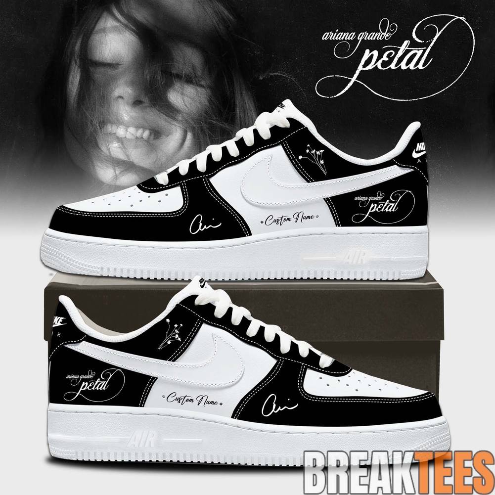 Ariana Grande Petal Album Custom AF1 Shoes Unisex T-shirt, Sweatshirt, Hoodie, Long Sleeve Tee - T-Shirt, Sweatshirt, Hoodie