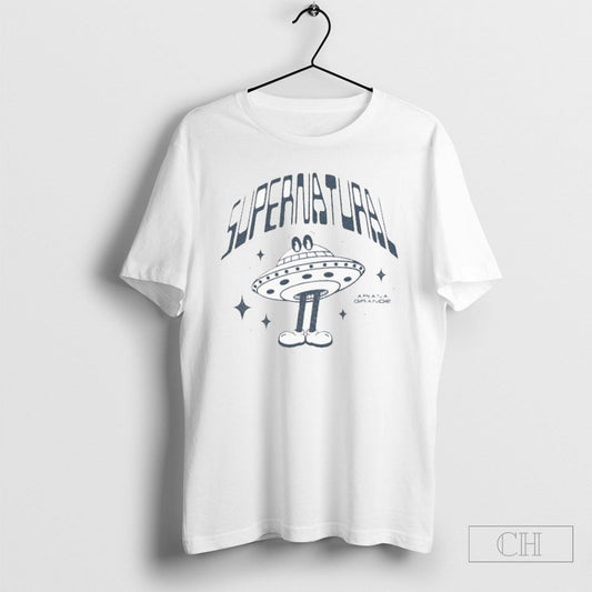 Ariana Grande Supernatural Ufo Shirt Tee Unisex T-shirt, Sweatshirt, Hoodie, Long Sleeve Tee - T-Shirt, Sweatshirt, Hoodie