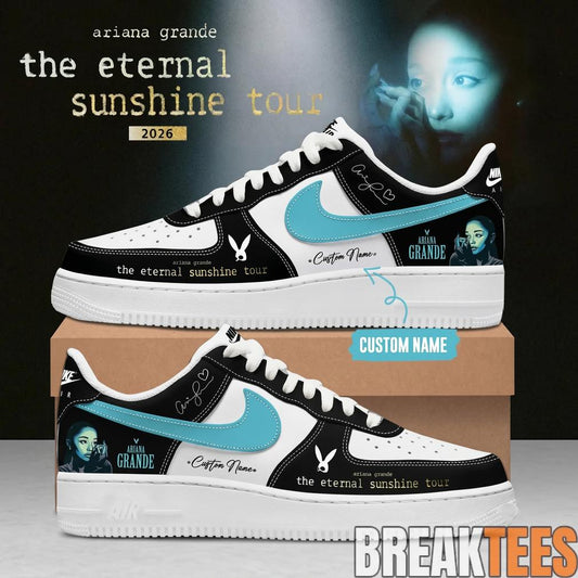 Ariana Grande The Eternal Sunshine Tour 2026 Custom Air Force 1 Unisex T-shirt, Sweatshirt, Hoodie, Long Sleeve Tee - T-Shirt, Sweatshirt, Hoodie