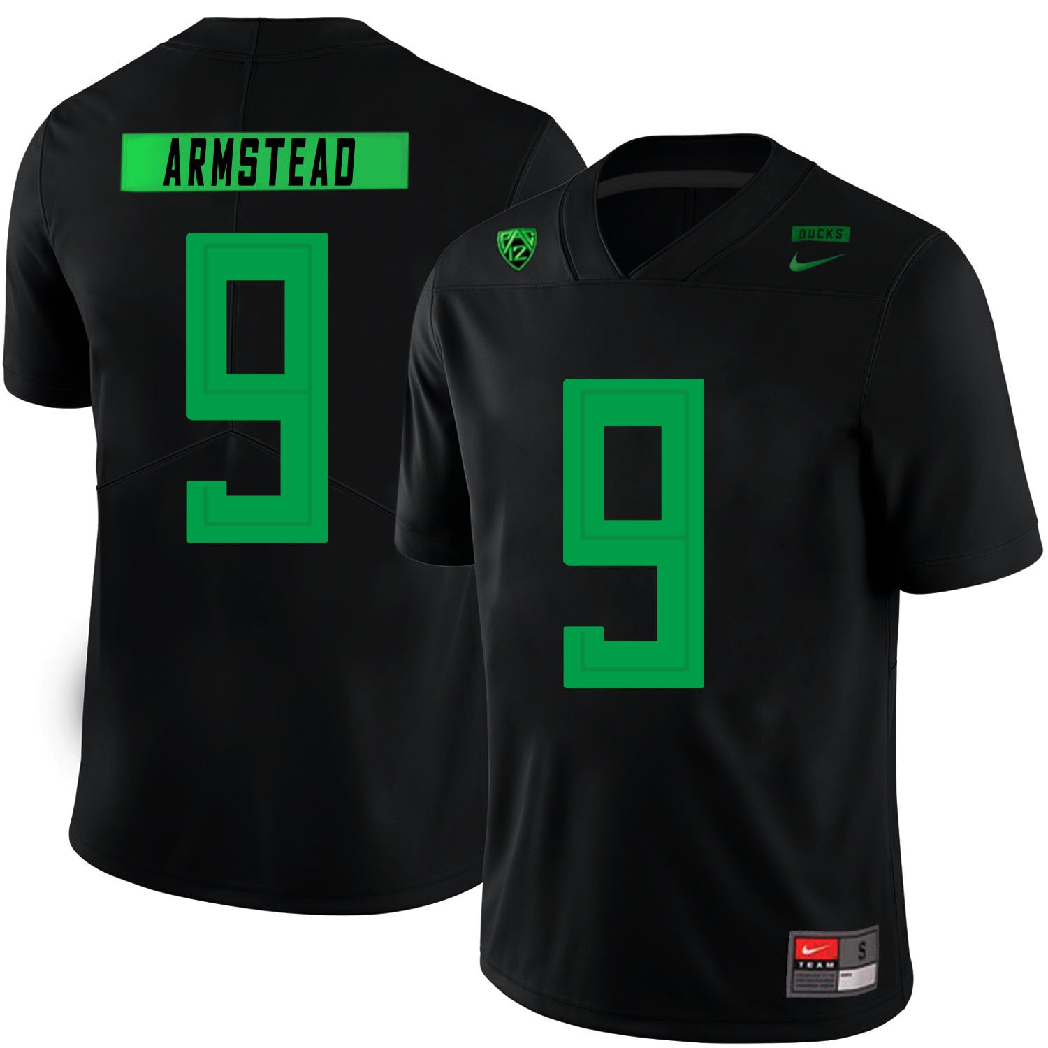 Arik Armstead 9 Black College Football Jersey football jersey product view 1
