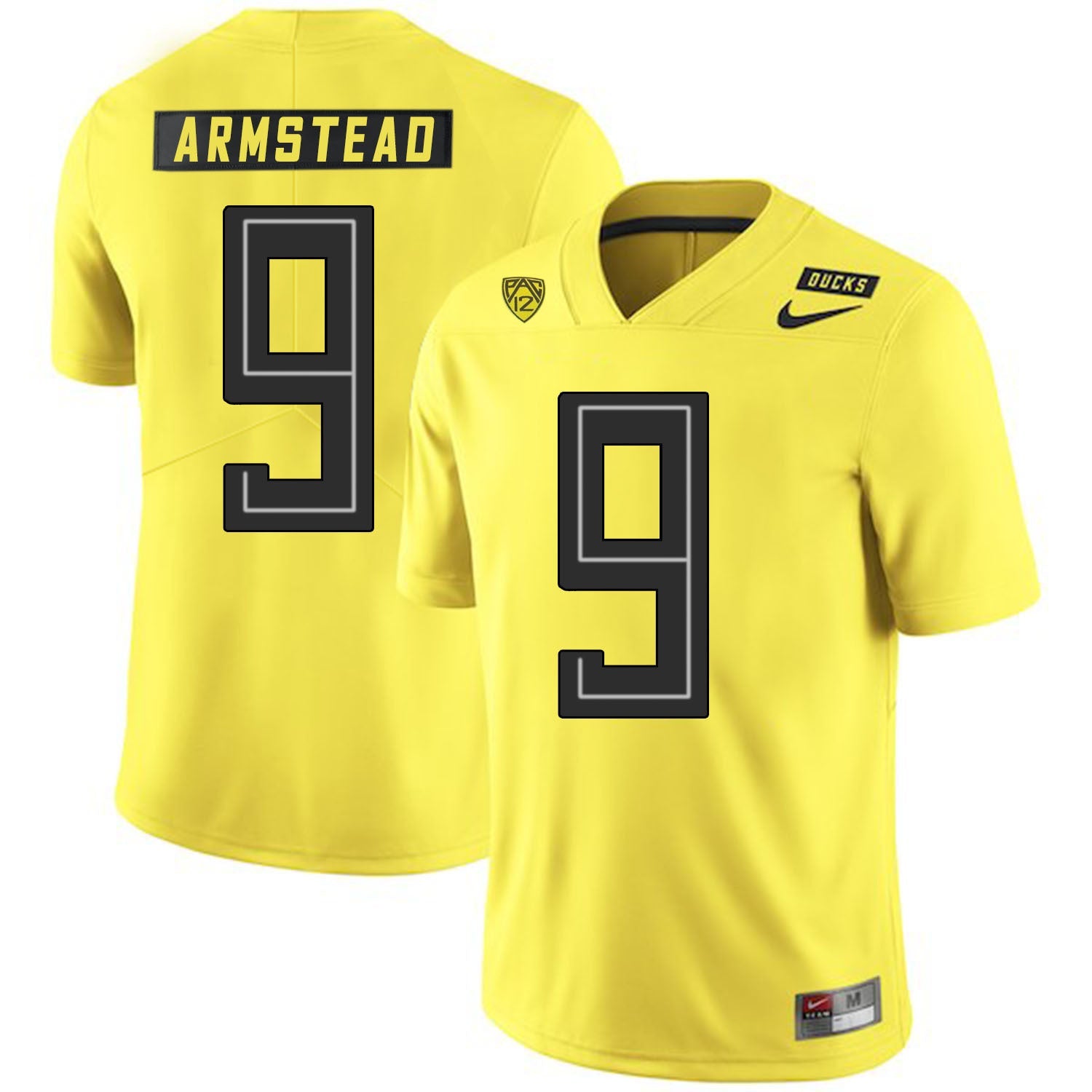 Arik Armstead 9 Yellow College Football Jersey football jersey product view 1