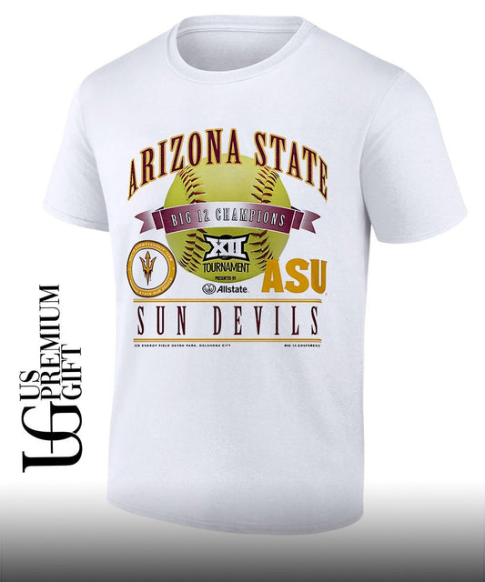 Arizona State Sun Devils 2026 Big 12 Softball Tournament Champions Locker Room shirt Unisex T-shirt, Sweatshirt, Hoodie, Long Sleeve Tee - T-Shirt, Sweatshirt, Hoodie