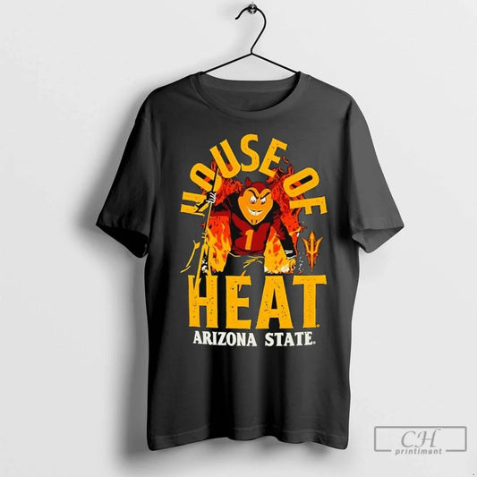 Arizona State Sun Devils House Of Heat T Shirts Unisex T-shirt, Sweatshirt, Hoodie, Long Sleeve Tee - T-Shirt, Sweatshirt, Hoodie