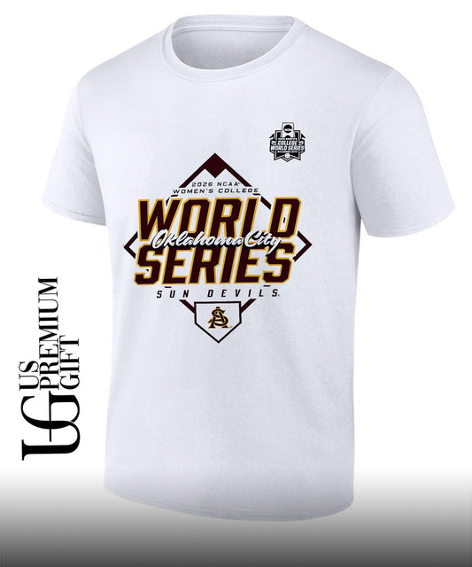 Arizona Sun Devils 2026 NCAA Womens College World Series logo shirt Unisex T-shirt, Sweatshirt, Hoodie, Long Sleeve Tee - T-Shirt, Sweatshirt, Hoodie
