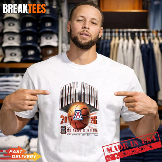 Arizona Wildcats 2026 NCAA Mens Basketball Tournament March Madness Final Four Shirt Unisex T-shirt, Sweatshirt, Hoodie, Long Sleeve Tee - T-Shirt, Sweatshirt, Hoodie