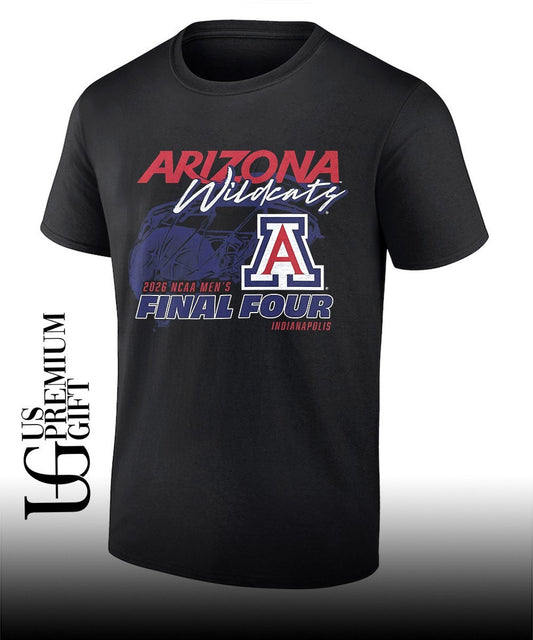 Arizona Wildcats 2026 NCAA Mens Final Four Indianapolis shirt Unisex T-shirt, Sweatshirt, Hoodie, Long Sleeve Tee - T-Shirt, Sweatshirt, Hoodie
