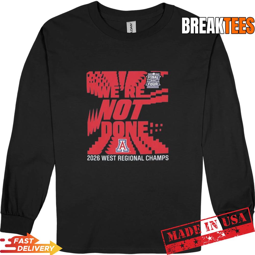 Arizona Wildcats 2026 West Regional Champions - Adult & Kids T-Shirts, Sweatshirts & Hoodies apparel design preview 3