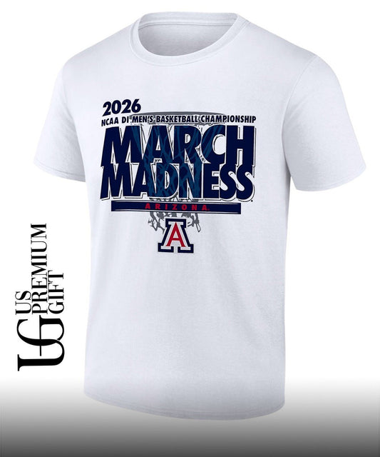 Arizona Wildcats March Madness NCAA D1 Mens basketball Championship 2026 shirt Unisex T-shirt, Sweatshirt, Hoodie, Long Sleeve Tee - T-Shirt, Sweatshirt, Hoodie