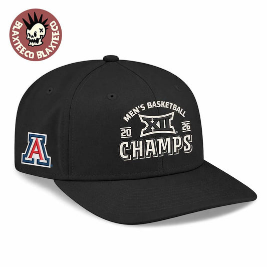 Arizona Wildcats Mens Basketball 2026 Big 12 Tournament Champions Locker Room Cap Hat Snapback - T-Shirt, Sweatshirt, Hoodie