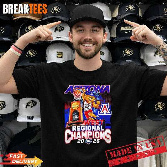 Arizona Wildcats Mens Basketball 2026 Final Four mascot T-Shirt Unisex T-shirt, Sweatshirt, Hoodie, Long Sleeve Tee - T-Shirt, Sweatshirt, Hoodie