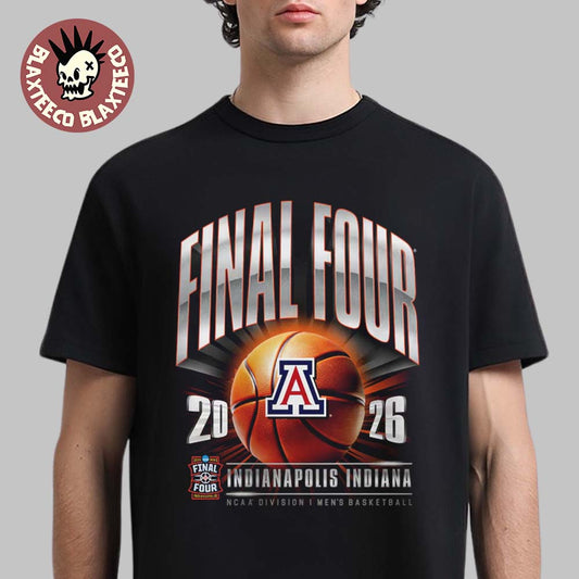 Arizona Wildcats Mens Basketball 2026 NCAA D1 Tournament Final Four Indiana T-Shirt Unisex T-shirt, Sweatshirt, Hoodie, Long Sleeve Tee - T-Shirt, Sweatshirt, Hoodie