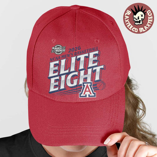 Arizona Wildcats Mens Basketball 2026 NCAA March Madness Elite 8 Cap Hat Snapback Unisex T-shirt, Sweatshirt, Hoodie, Long Sleeve Tee - T-Shirt, Sweatshirt, Hoodie