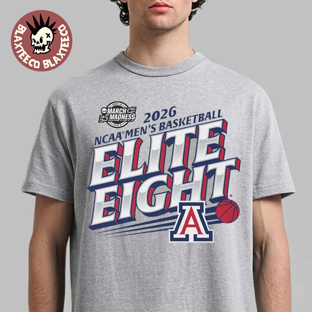 Arizona Wildcats Mens Basketball 2026 NCAA March Madness Elite 8 T-Shirt Unisex T-shirt, Sweatshirt, Hoodie, Long Sleeve Tee - T-Shirt, Sweatshirt, Hoodie