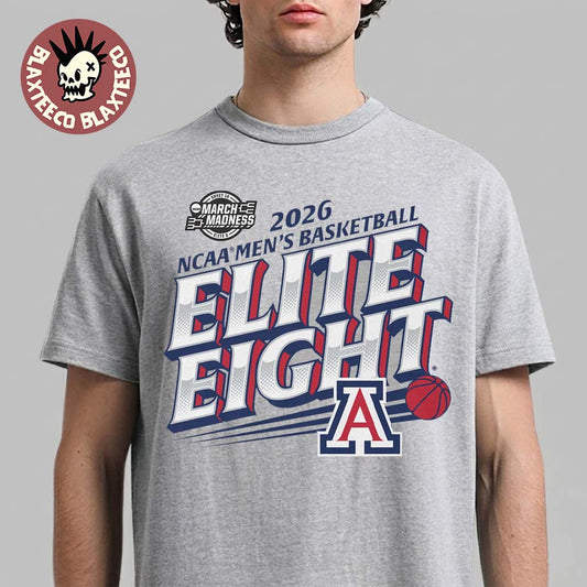 Arizona Wildcats Mens Basketball 2026 NCAA March Madness Elite 8 T-Shirt Unisex T-shirt, Sweatshirt, Hoodie, Long Sleeve Tee - T-Shirt, Sweatshirt, Hoodie