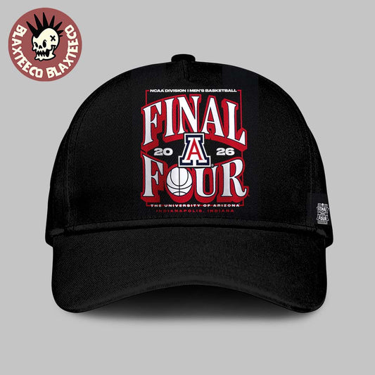 Arizona Wildcats Mens Basketball 2026 NCAA Tournament Final Four Indiana Bound Cap Hat Snapback - T-Shirt, Sweatshirt, Hoodie