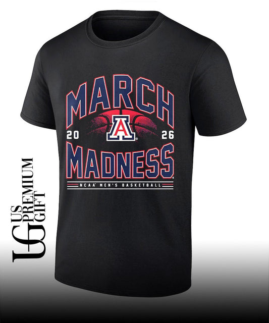 Arizona Wildcats Mens basketball NCAA March Madness 2026 shirt Unisex T-shirt, Sweatshirt, Hoodie, Long Sleeve Tee - T-Shirt, Sweatshirt, Hoodie
