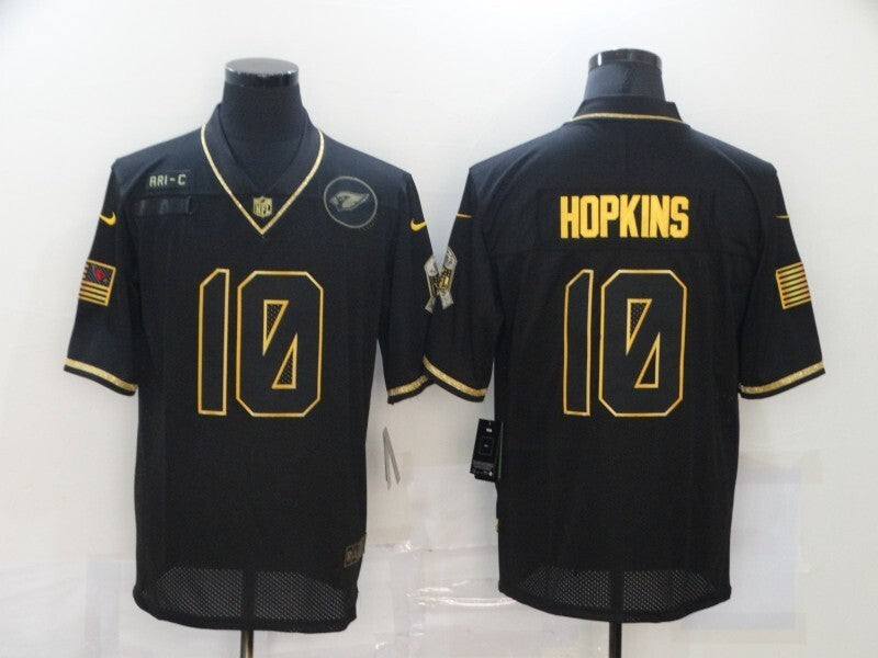 Arizona Cardinals #10 DeAndre Hopkins 20 Salute Retro Gold 718 Football Jersey football jersey product view 1