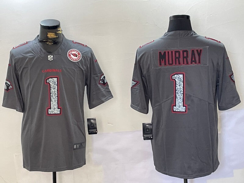 Arizona Cardinals #1 Kyler Murray Red Adult Style 1 Football Jersey football jersey product view 1