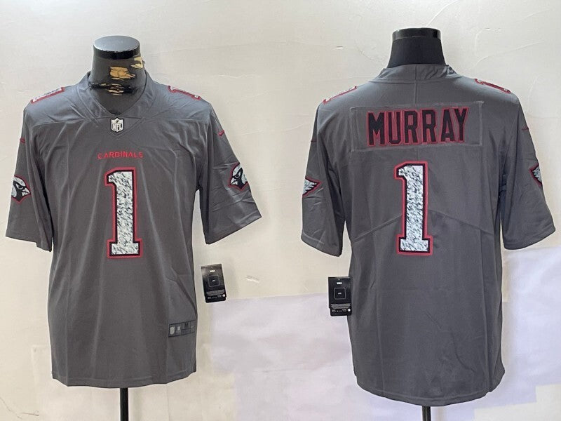 Arizona Cardinals #1 Kyler Murray Red Adult Style 2 Football Jersey football jersey product view 1