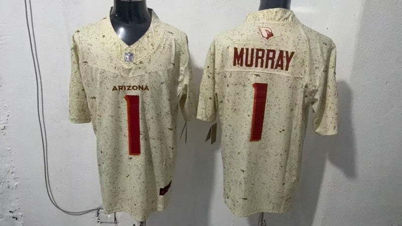 Arizona Cardinals #1 Kyler Murray Style 5 Football Jersey football jersey product view 1