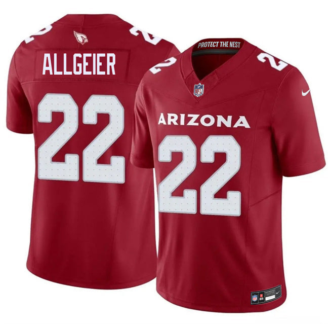 Arizona Cardinals #22 Tyler Allgeier Red 2026 F.U.S.E. Vapor Untouchable Limited Football Jersey football jersey product view 1