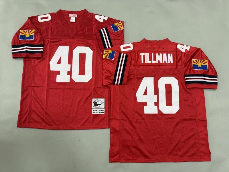 Arizona Cardinals #40 Pat Tillman Arizona Cardinals Team Style 3 Football Jersey football jersey product view 1