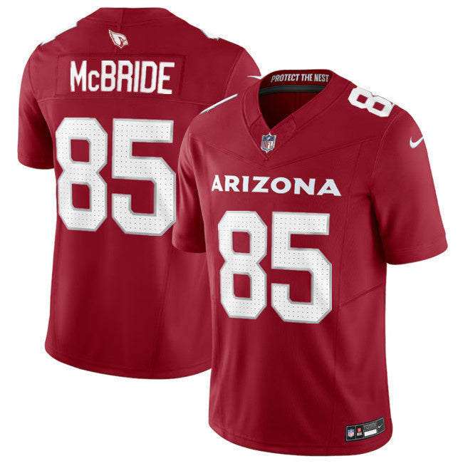 Arizona Cardinals #85 Trey McBride Red 2024 F.U.S.E. Vapor Untouchable Football Jersey football jersey product view 1
