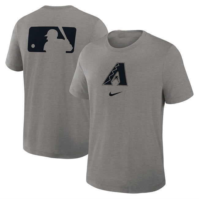 Arizona Diamondbacks Grey Early Work Tri-Blend Dri-FIT T-Shirt Baseball Jersey baseball jersey product view 1