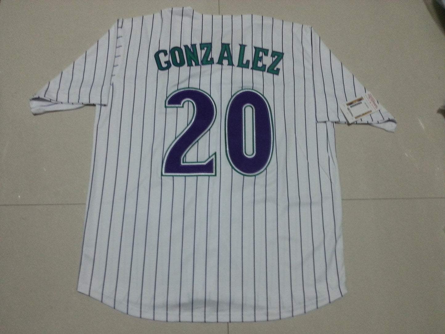 Arizona Diamondbacks #20 Style 4 Baseball Jersey baseball jersey product view 1