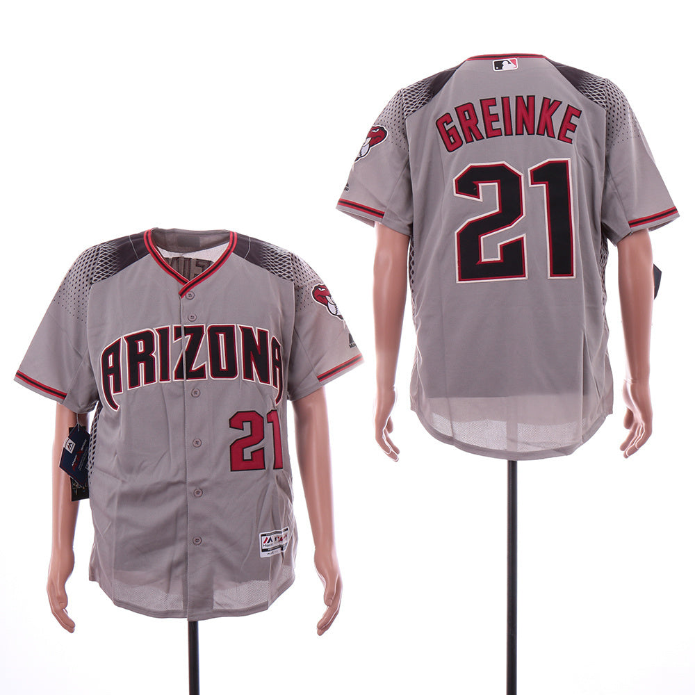 Arizona Diamondbacks #21 Zack Greinke Style 2 Baseball Jersey baseball jersey product view 1