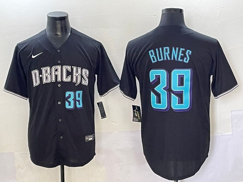 Arizona Diamondbacks #39 Corbin Burnes Diamondbacks Collaboration Style 1 Baseball Jersey baseball jersey product view 1