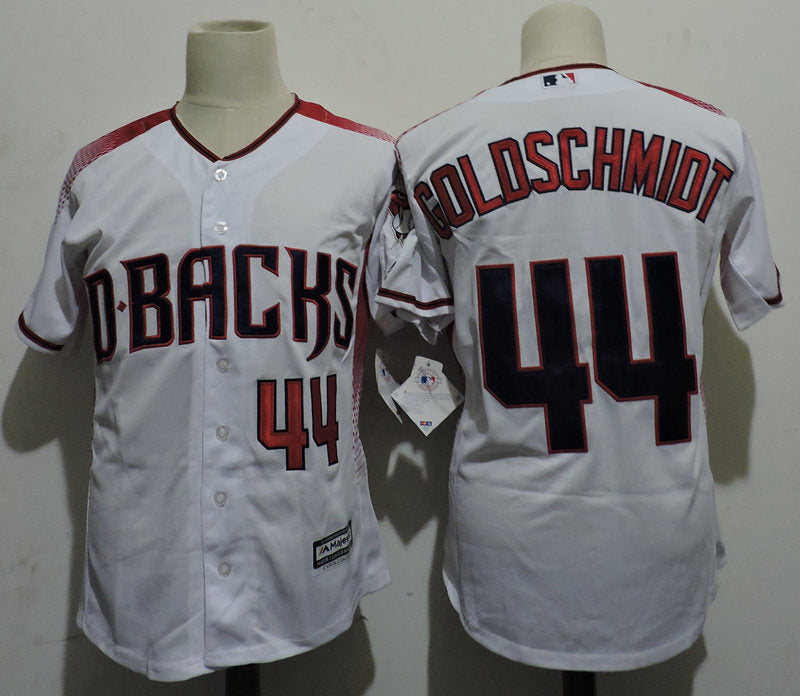 Arizona Diamondbacks #44 Paul Goldschmidt Style 1 Baseball Jersey baseball jersey product view 1